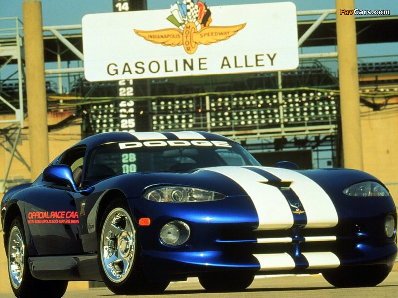 Images of Dodge Viper GTS Indy 500 Pace Car 1996 (800 x 600)