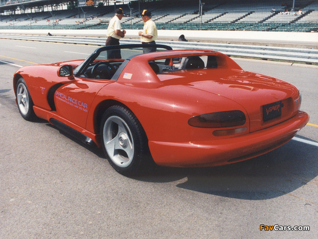 Photos of Dodge Viper RT/10 Indy 500 Pace Car 1991 (640 x 480)