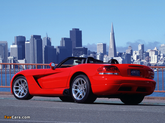 Pictures of Dodge Viper SRT10 Convertible 2003–07 (640 x 480)
