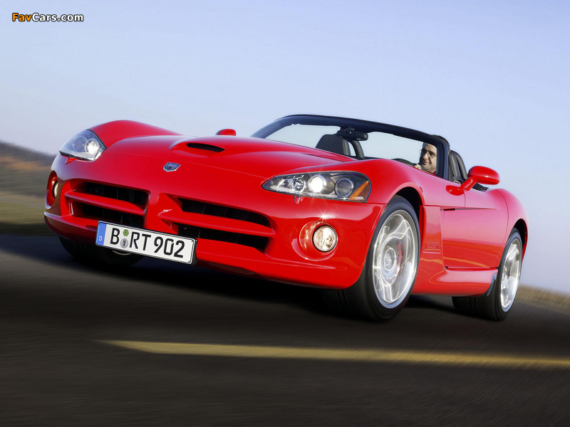 Pictures of Dodge Viper SRT10 Convertible 2003–07 (800 x 600)