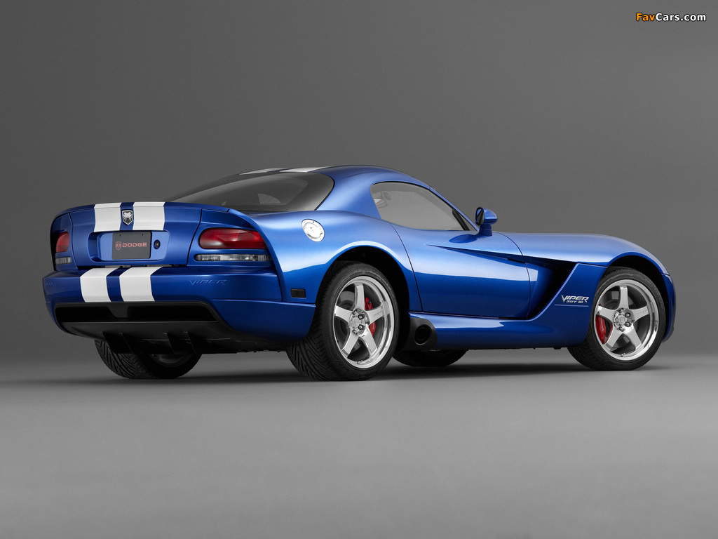 Pictures of Dodge Viper SRT10 Coupe 2006–07 (1024 x 768)