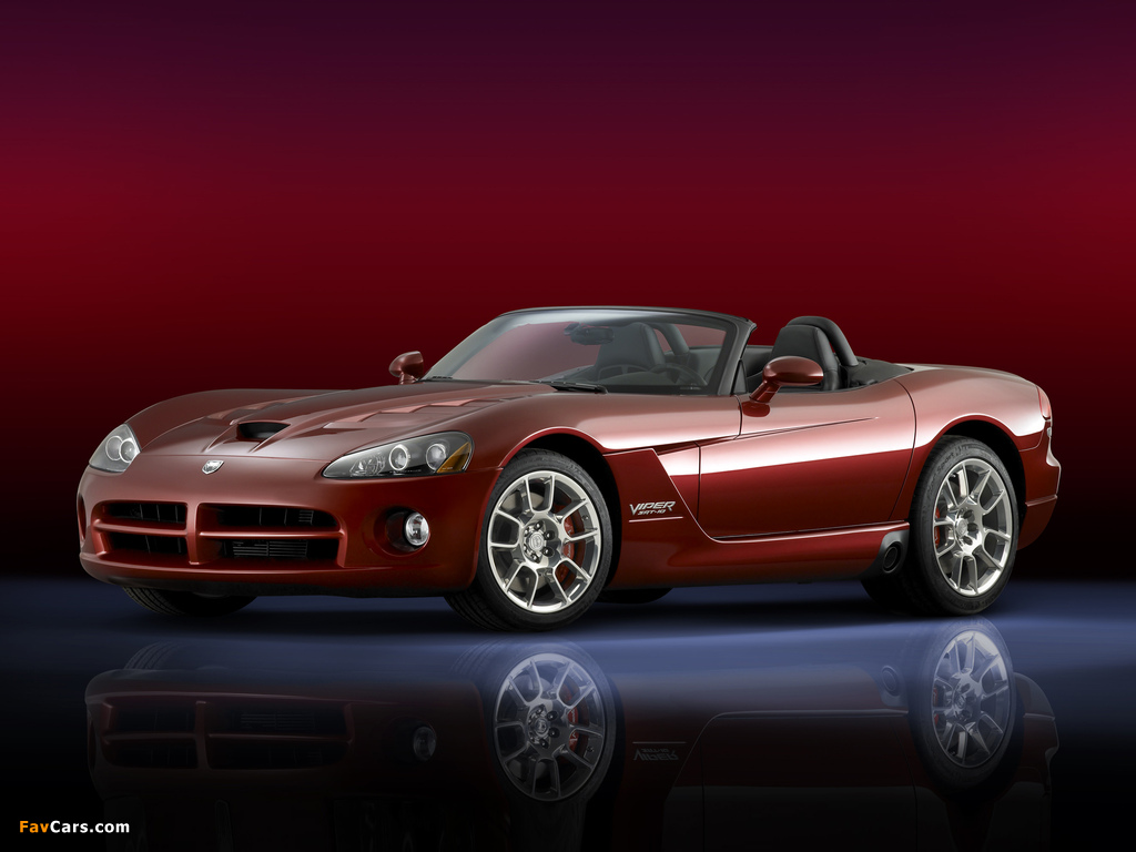 Pictures of Dodge Viper SRT10 Roadster 2008–10 (1024 x 768)