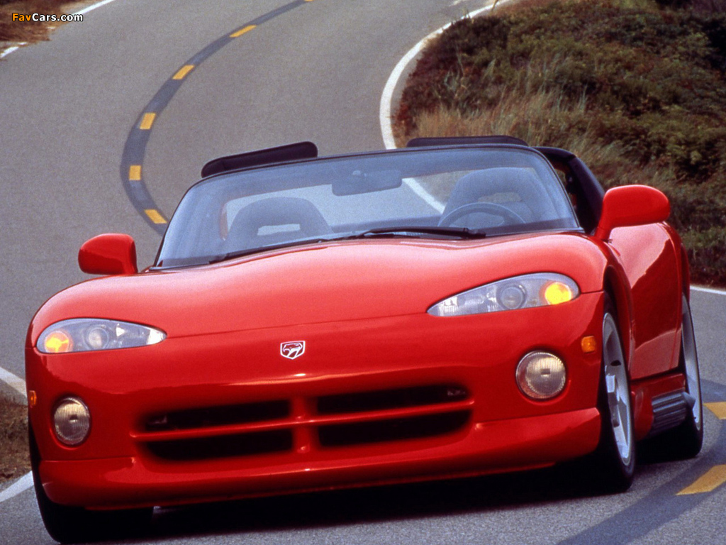 Dodge Viper RT/10 1992–95 wallpapers (1024 x 768)