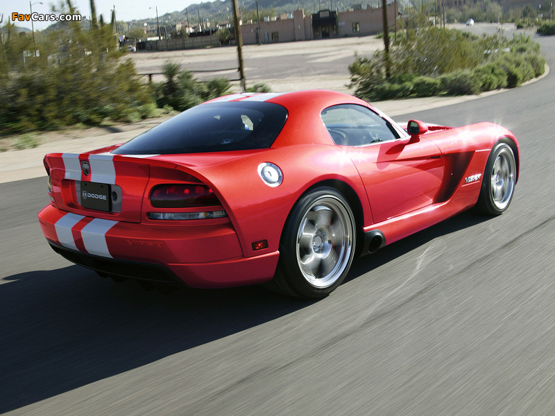 Dodge Viper SRT10 Coupe 2006–07 wallpapers (800 x 600)