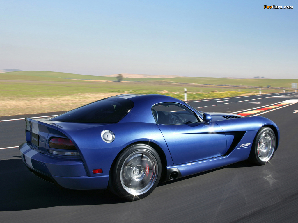 Dodge Viper SRT10 Coupe 2006–07 wallpapers (1024 x 768)