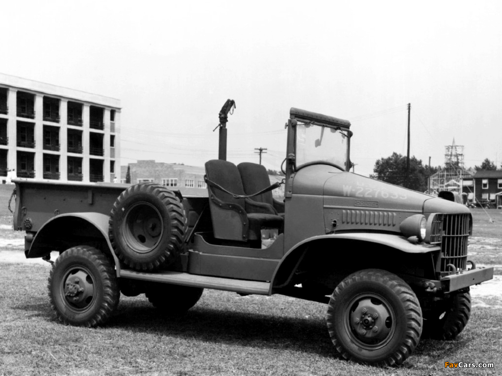 Dodge WC-4 Open Cab Pickup (T207) 1941 photos (1024 x 768)