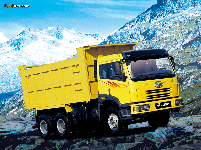 FAW J5P 6x4 Dump Truck 2004–07 photos (800 x 600)