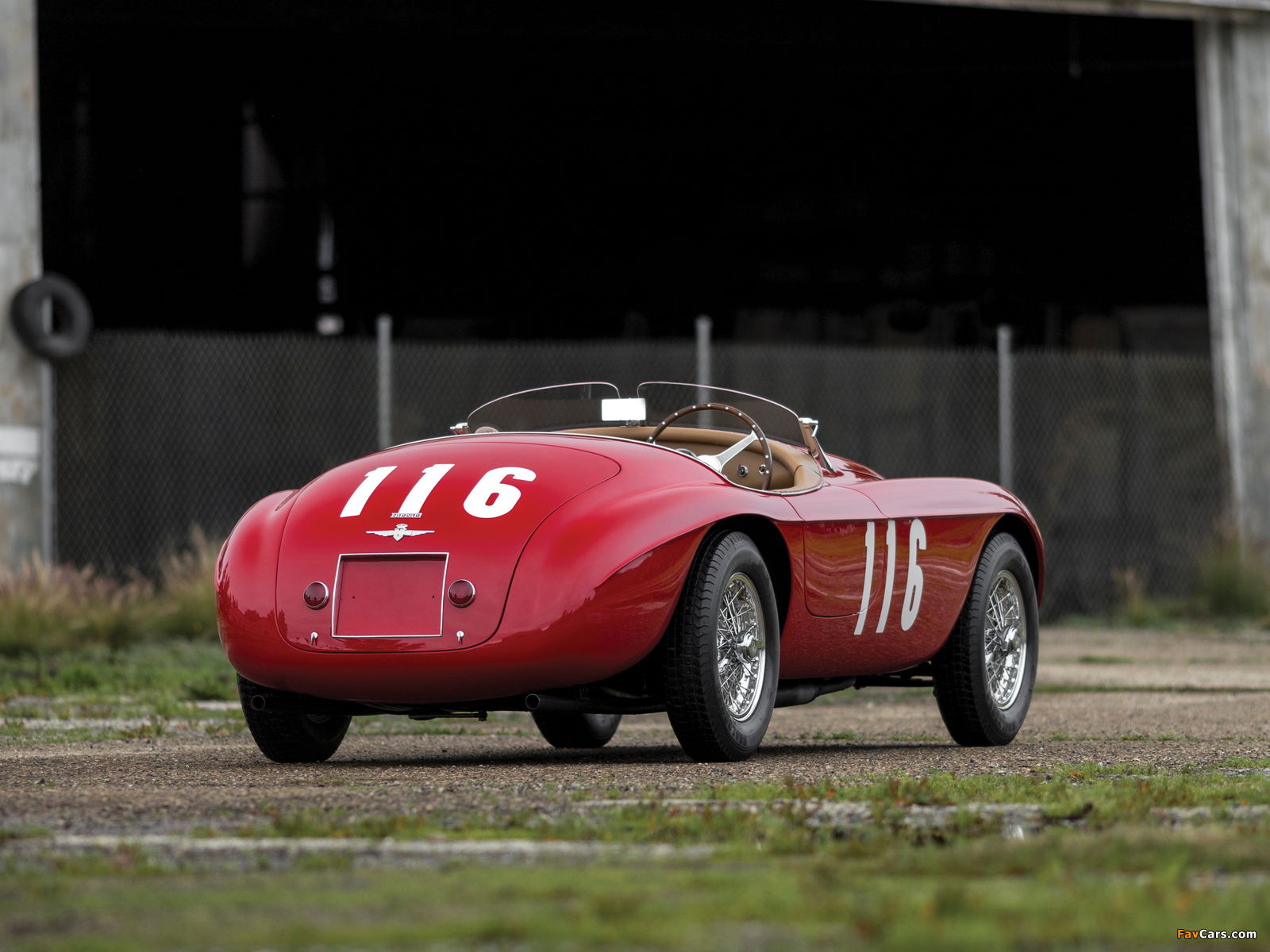 Images of Ferrari 166 MM Barchetta (#0058M) 1950 (1600 x 1200)