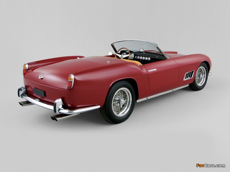 Ferrari 250 GT LWB California Spyder (covered headlights) 1957–60 images (800 x 600)