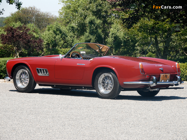 Ferrari 250 GT LWB California Spyder (covered headlights) 1957–60 photos (640 x 480)