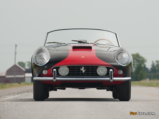 Ferrari 250 GT LWB California Spyder (covered headlights) 1957–60 pictures (640 x 480)