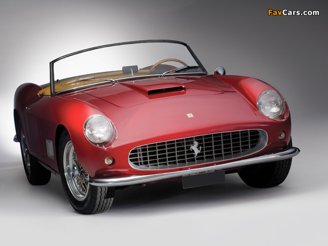 Ferrari 250 GT LWB California Spyder (covered headlights) 1957–60 wallpapers (640 x 480)