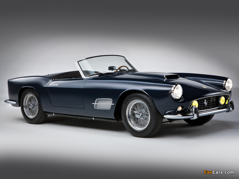 Ferrari 250 GT LWB California Spyder (open headlights) 1957–60 wallpapers (800 x 600)