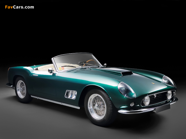 Ferrari 250 GT SWB California Spyder (covered headlight) 1960–63 photos (640 x 480)