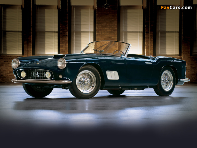 Ferrari 250 GT SWB California Spyder (open headlights) 1960–63 wallpapers (640 x 480)
