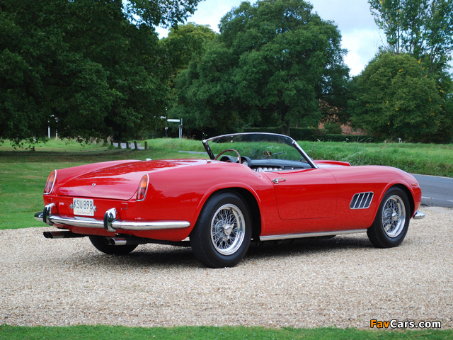 Photos of Ferrari 250 GT LWB California Spyder (covered headlights) 1957–60 (640 x 480)