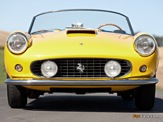 Photos of Ferrari 250 GT SWB California Spyder (open headlights) 1960–63 (640 x 480)
