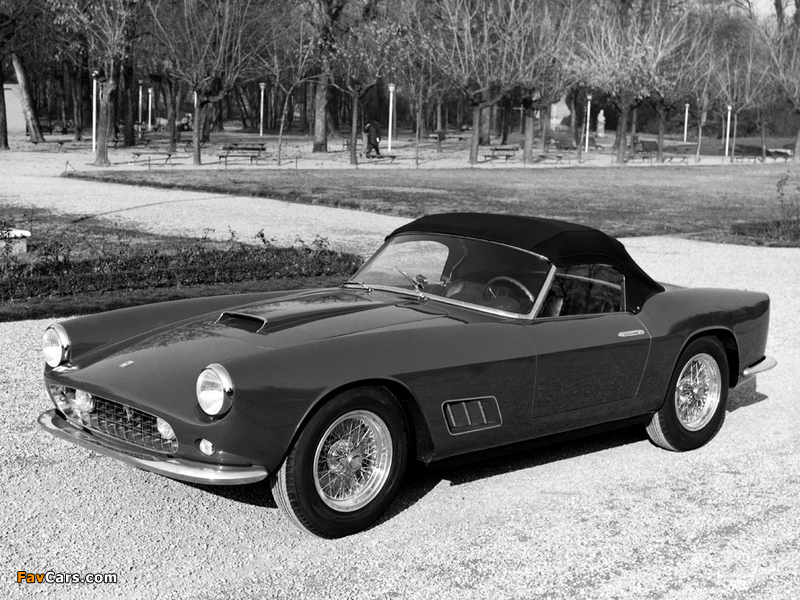 Ferrari 250 GT LWB California Spyder (open headlights) 1957–60 wallpapers (800 x 600)