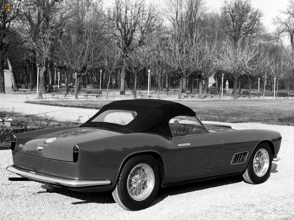 Ferrari 250 GT LWB California Spyder (open headlights) 1957–60 wallpapers (1024 x 768)