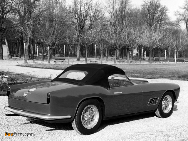 Ferrari 250 GT LWB California Spyder (open headlights) 1957–60 wallpapers (640 x 480)