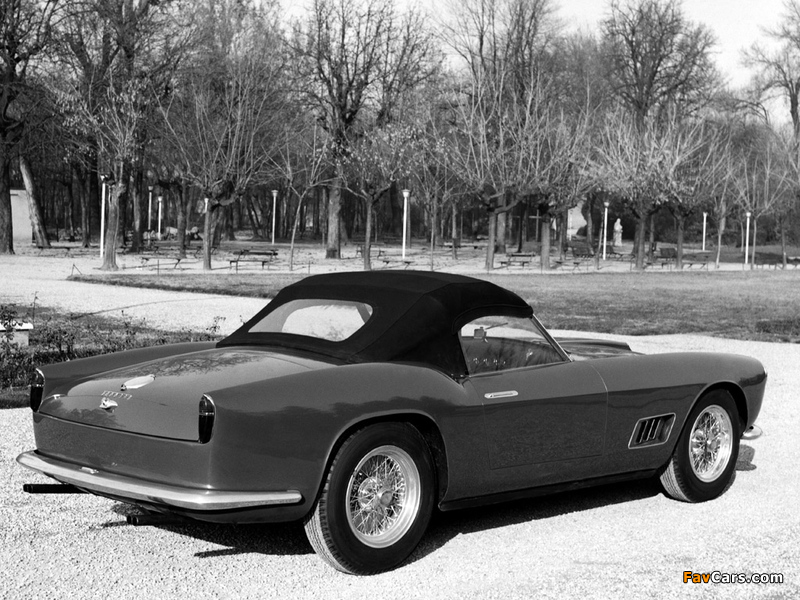 Ferrari 250 GT LWB California Spyder (open headlights) 1957–60 wallpapers (800 x 600)