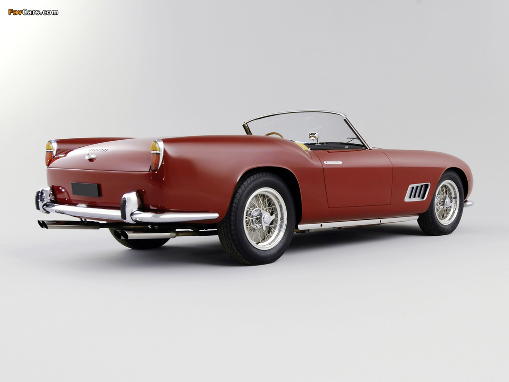 Ferrari 250 GT LWB California Spyder (covered headlights) 1957–60 wallpapers (1024 x 768)