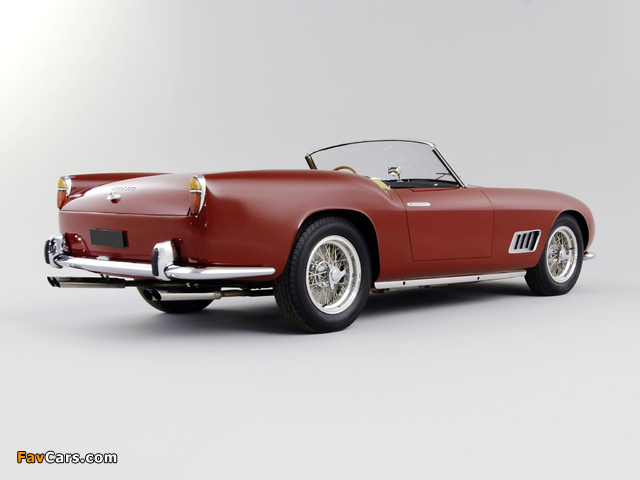 Ferrari 250 GT LWB California Spyder (covered headlights) 1957–60 wallpapers (640 x 480)