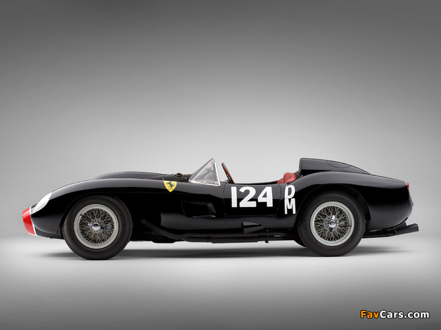 Ferrari 250 Testa Rossa Scaglietti Spyder Pontoon Fender 1957–58 wallpapers (640 x 480)