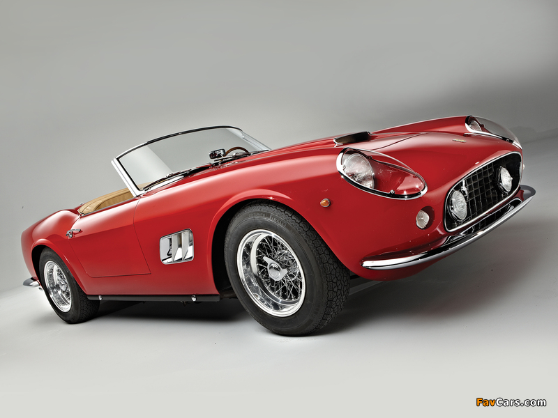 Ferrari 250 GT SWB California Spyder (covered headlight) 1960–63 wallpapers (800 x 600)