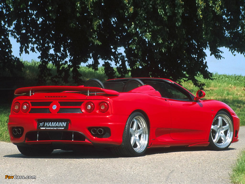 Hamann Ferrari 360 Spider 2000–05 photos (800 x 600)
