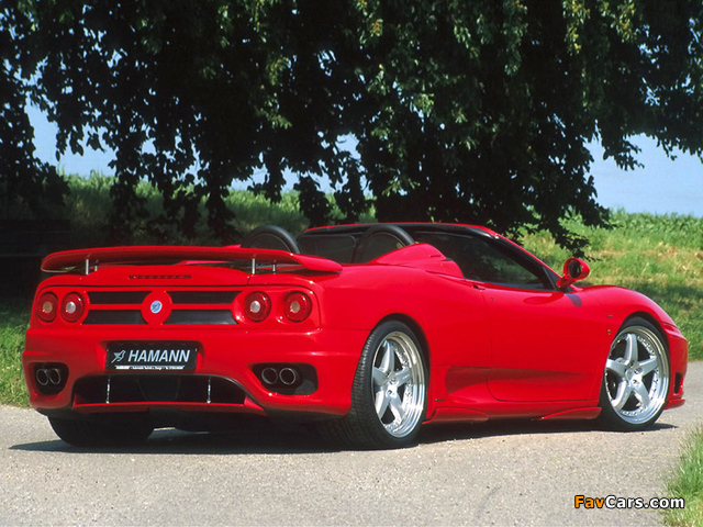 Hamann Ferrari 360 Spider 2000–05 photos (640 x 480)