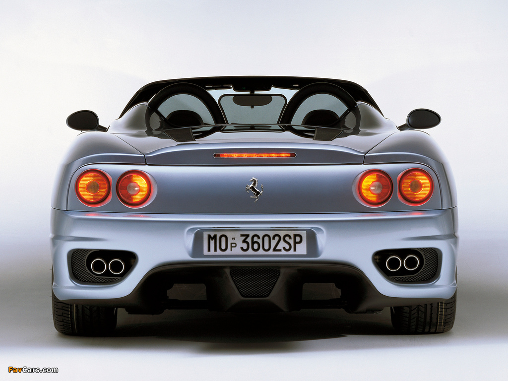 Ferrari 360 Spider 2000–05 pictures (1024 x 768)