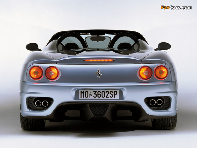 Ferrari 360 Spider 2000–05 pictures (640 x 480)
