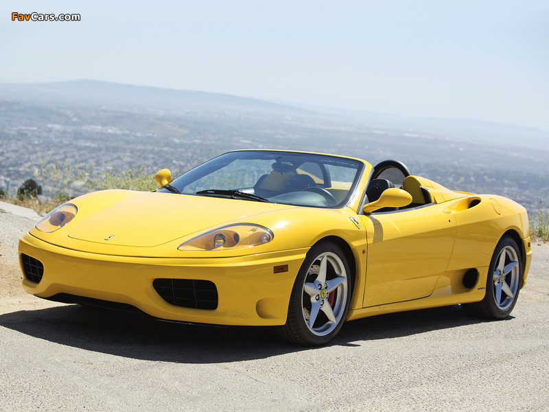 Ferrari 360 Spider US-spec 2000–05 pictures (800 x 600)