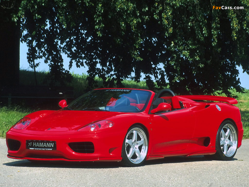 Hamann Ferrari 360 Spider 2000–05 pictures (800 x 600)
