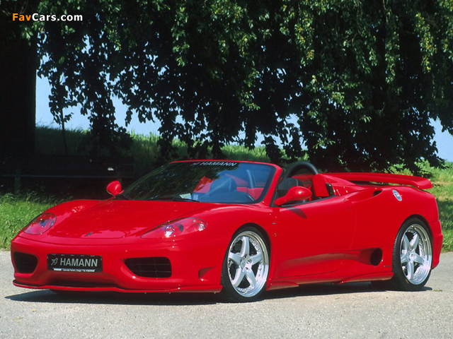 Hamann Ferrari 360 Spider 2000–05 pictures (640 x 480)