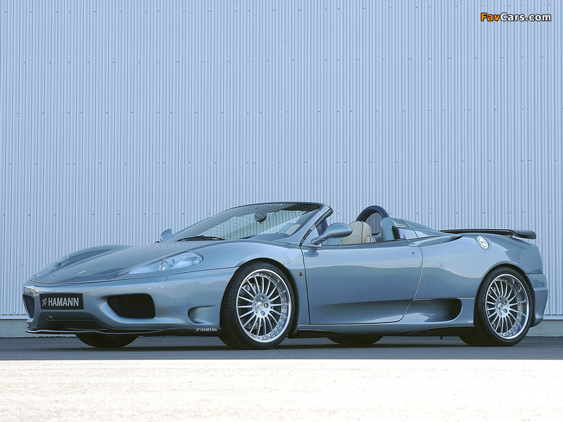 Hamann Ferrari 360 Spider 2000–05 wallpapers (800 x 600)