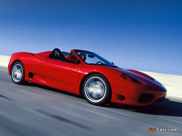 Photos of Ferrari 360 Spider 2000–05 (640 x 480)