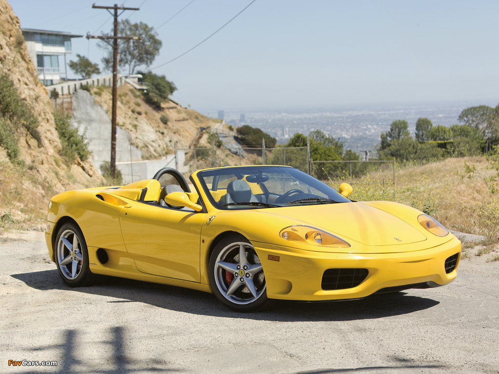 Photos of Ferrari 360 Spider US-spec 2000–05 (1024 x 768)