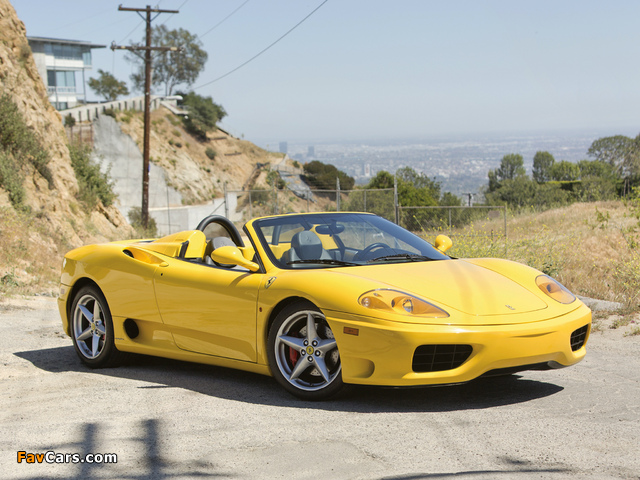 Photos of Ferrari 360 Spider US-spec 2000–05 (640 x 480)