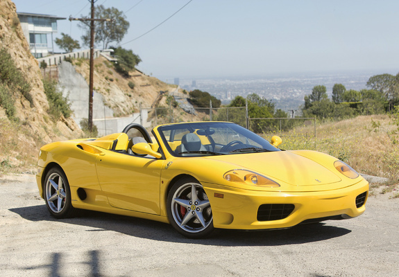 Photos of Ferrari 360 Spider US-spec 2000–05