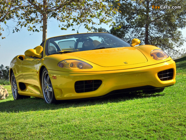 Pictures of Ferrari 360 Spider US-spec 2000–05 (640 x 480)