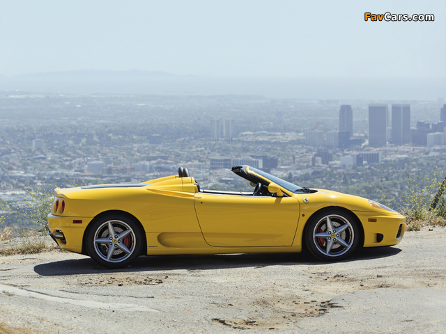 Pictures of Ferrari 360 Spider US-spec 2000–05 (640 x 480)