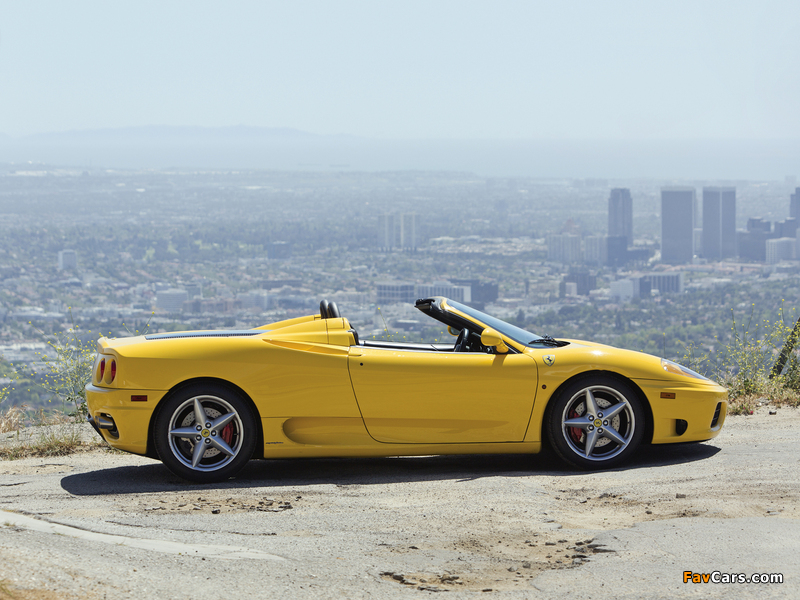 Pictures of Ferrari 360 Spider US-spec 2000–05 (800 x 600)