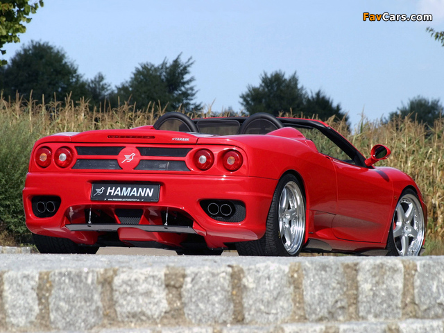 Pictures of Hamann Ferrari 360 Spider 2000–05 (640 x 480)