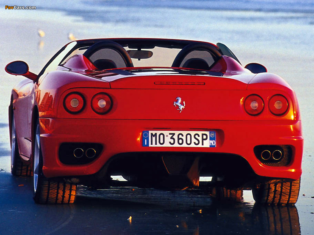 Ferrari 360 Spider 2000–05 wallpapers (1024 x 768)