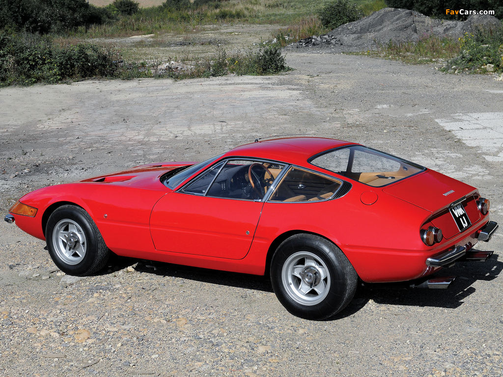 Ferrari 365 GTB/4 Daytona UK-spec 1968–71 wallpapers (1024 x 768)
