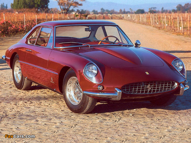 Images of Ferrari 400 Superamerica Coupe Aerodinamico (covered headlights) (Tipo 538) 1962–64 (640 x 480)