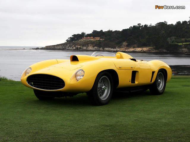 Ferrari 410 S Scaglietti Spyder 1955–56 wallpapers (640 x 480)