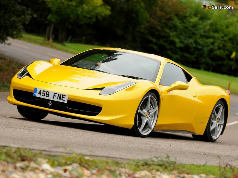 Ferrari 458 Italia UK-spec 2009 images (800 x 600)